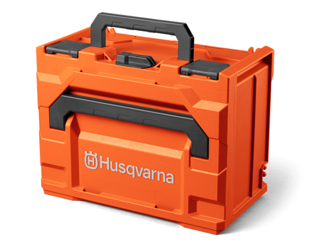 Husqvarna Accu opberg/transportbox m compleet met inlay